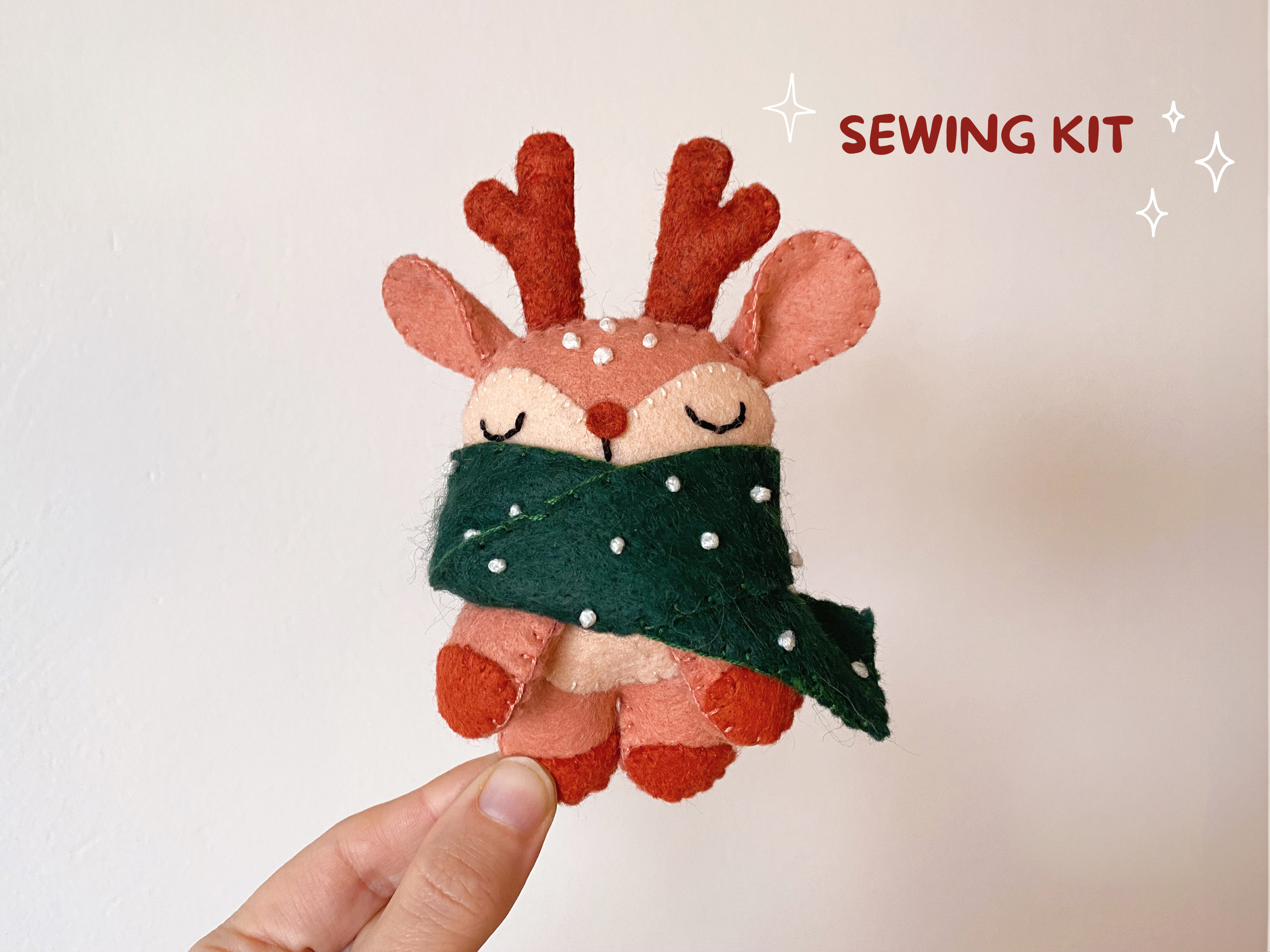 Kit de couture Renne de noël