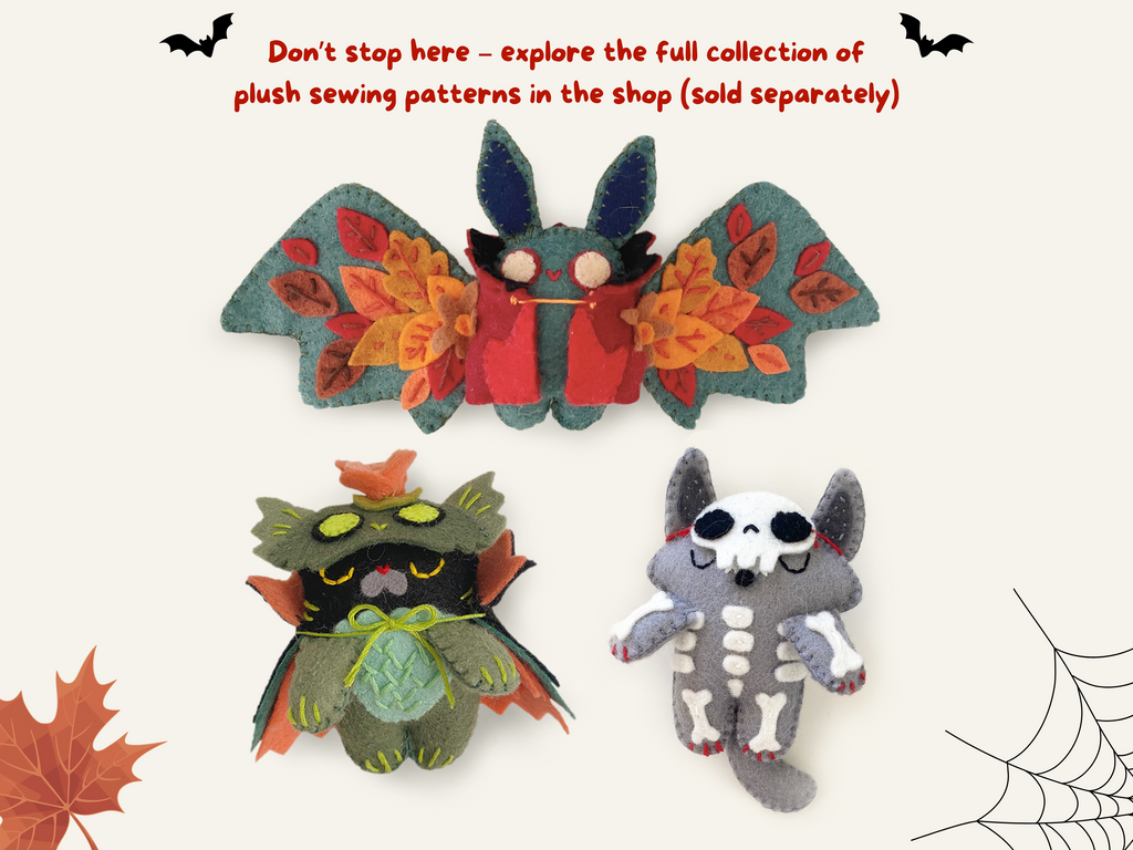 Patron de Couture Peluche Chat des marais