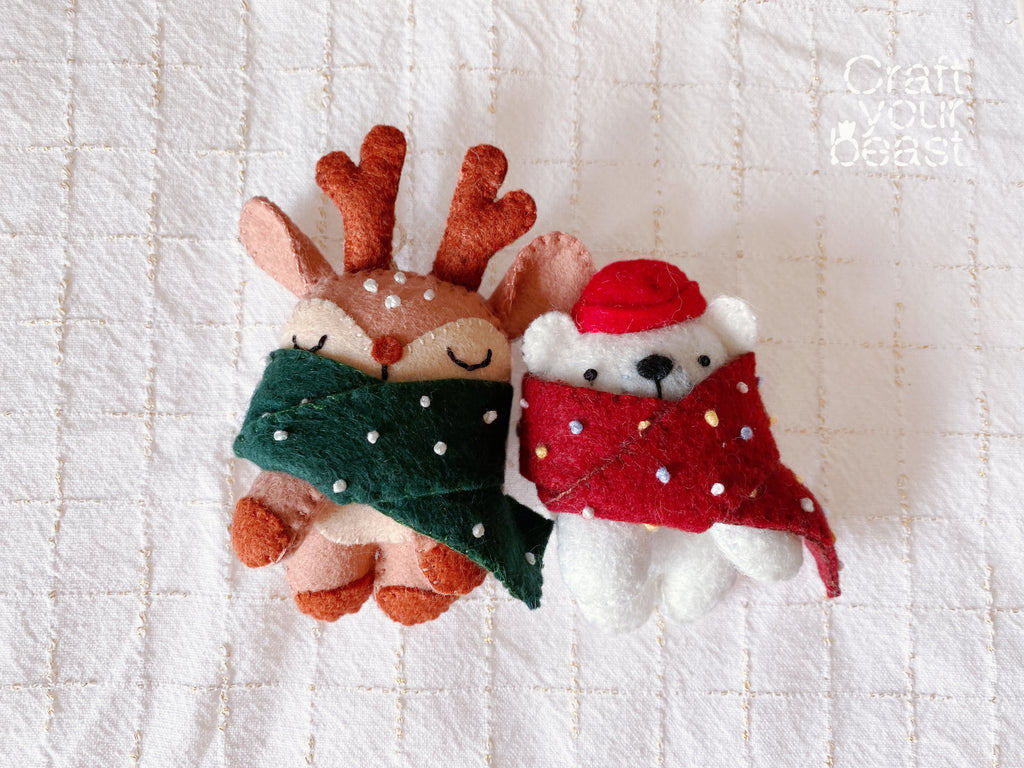 Kit de couture Renne de noël