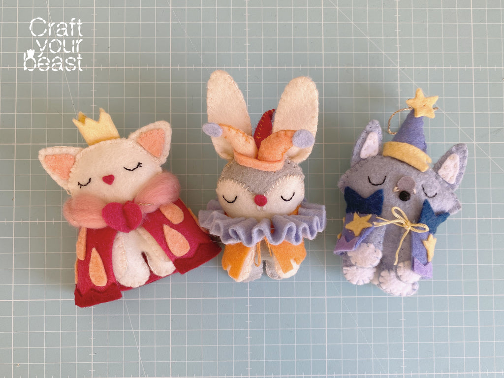 Patron de couture peluche chat princesse