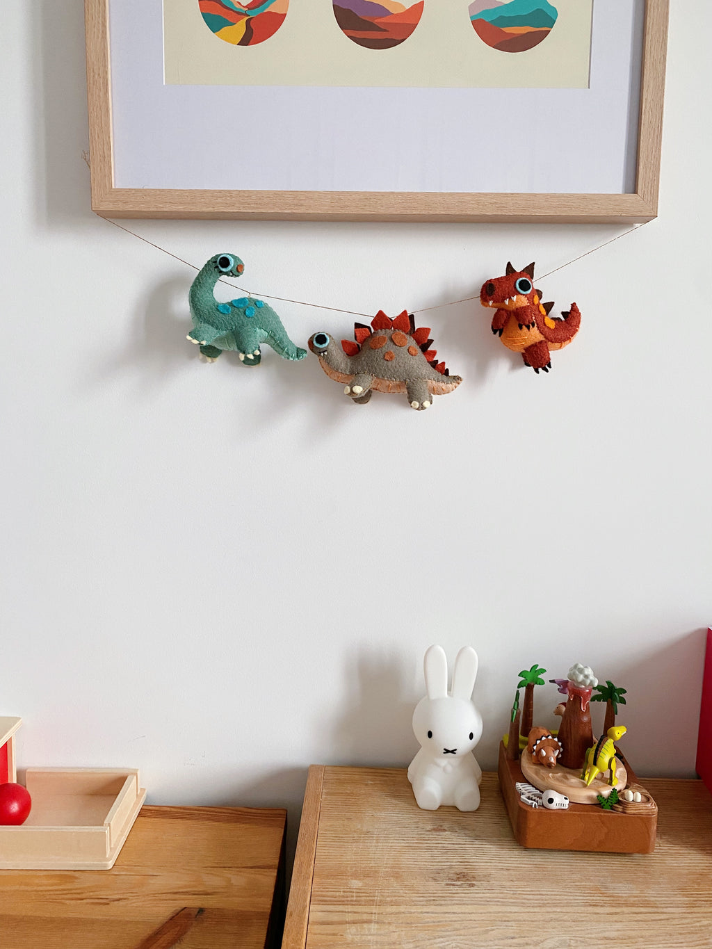 Lot de 3 patrons de couture peluches dinosaures