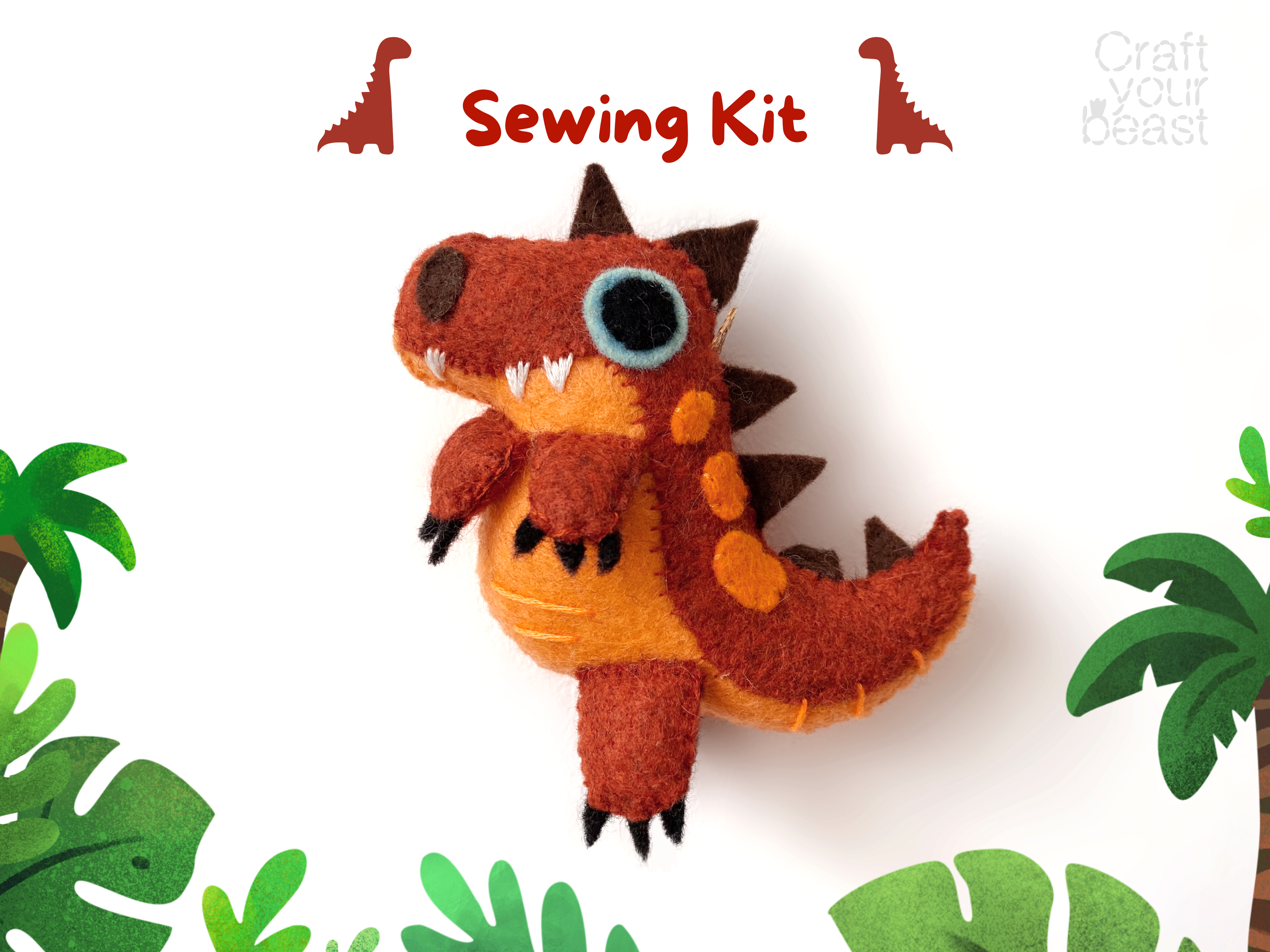 Kit de couture dino T-rex